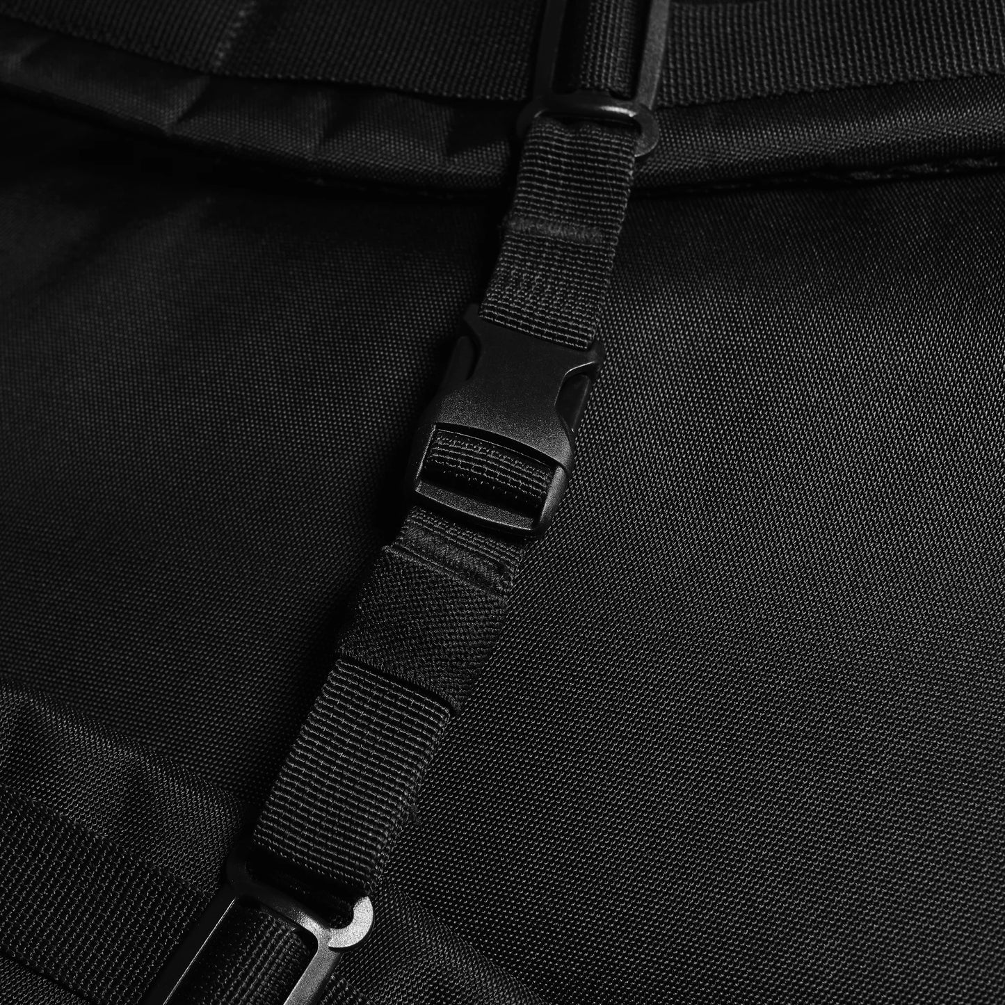 FRONT ATHLETE "THE CARRIER" Duffle Backpack YE24 - BLACK
