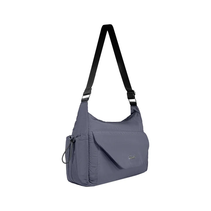 FRONT Nylon Crossbag D424 - STORM GREY - M