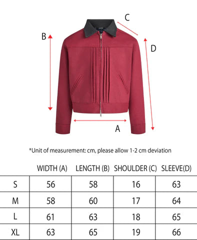 AA CANVAS TYPE JACKET // RED RUM