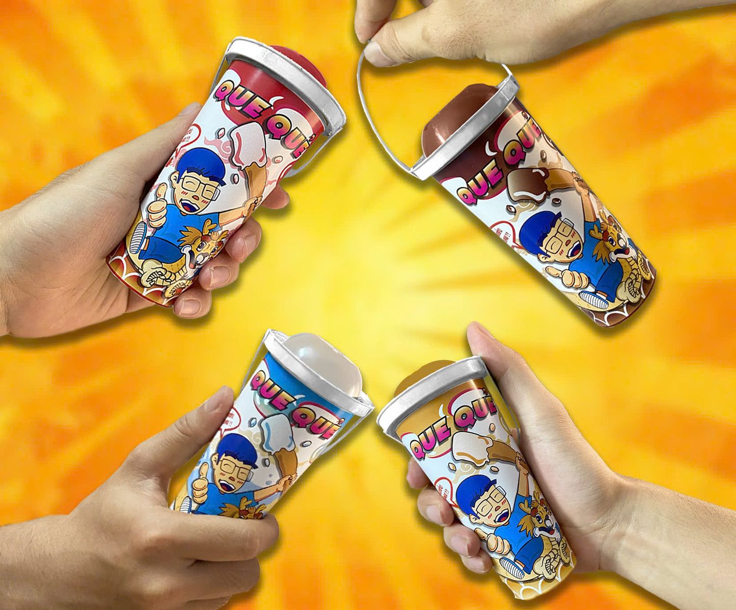 COMBO MIX Bánh Ly Que Quẻ - LỐC 10 cái