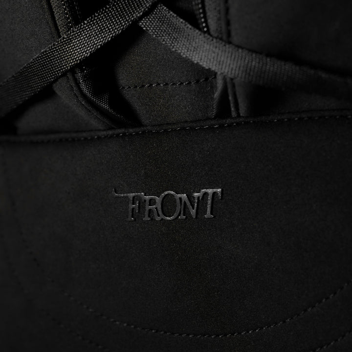 FRONT Queening The Pawn Backpack SB22 - BLACK - M