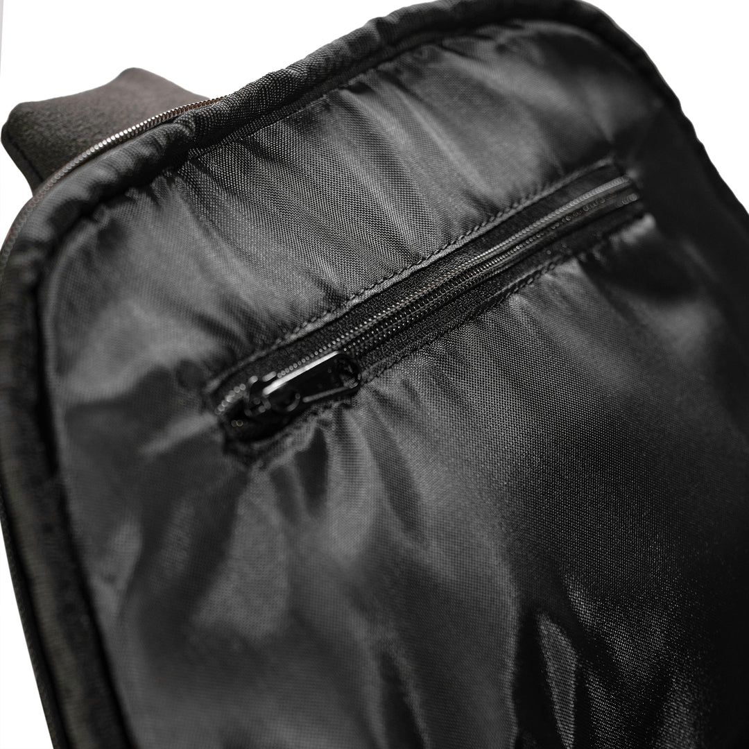 FRONT Queening The Pawn Backpack SB22 - BLACK - M