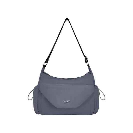 FRONT Nylon Crossbag D424 - STORM GREY - M