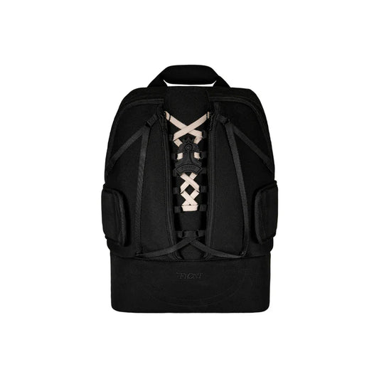 FRONT Queening The Pawn Backpack SB22 - BLACK - M