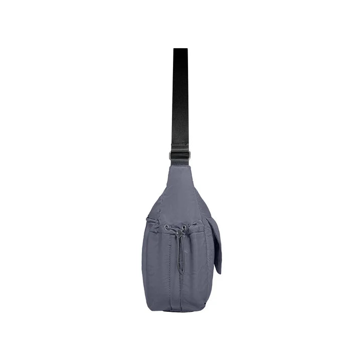 FRONT Nylon Crossbag D424 - STORM GREY - M
