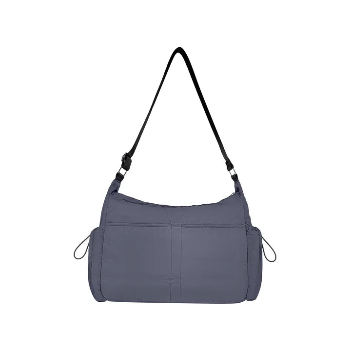 FRONT Nylon Crossbag D424 - STORM GREY - M