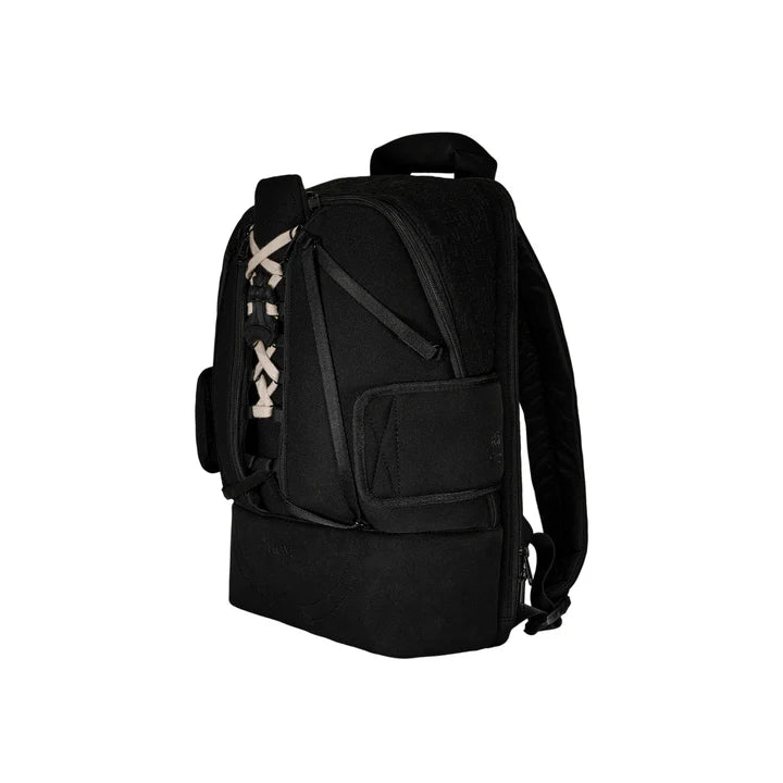 FRONT Queening The Pawn Backpack SB22 - BLACK - M