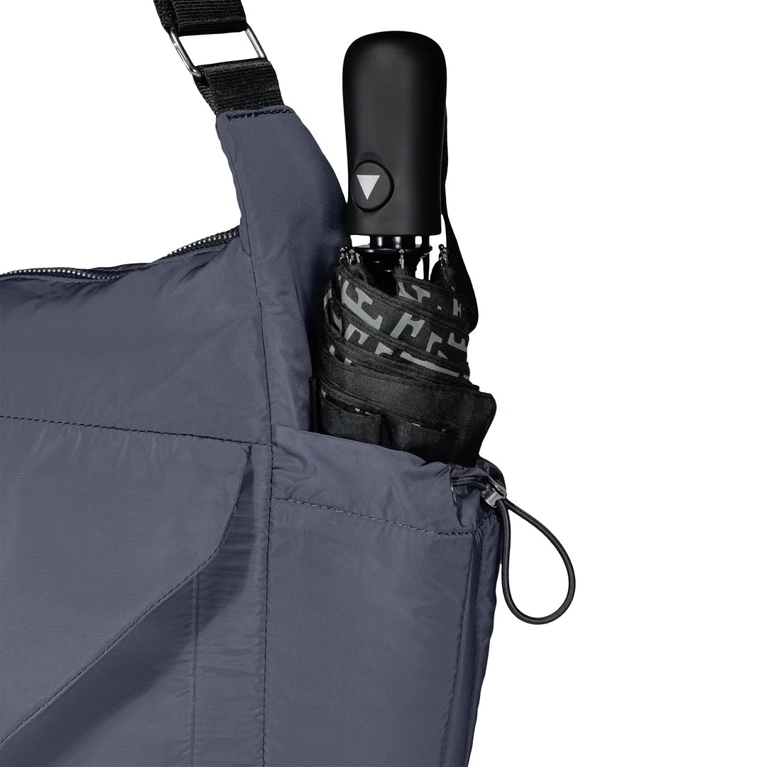 FRONT Nylon Crossbag D424 - STORM GREY - M