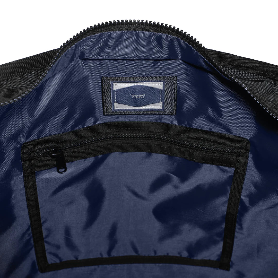 FRONT ATHLETE "SPORT FIELD" Tote Bag YE24 - BLACK