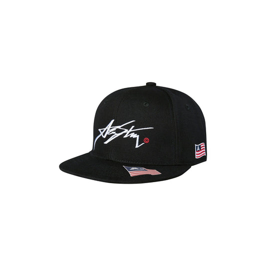 AA SIGNATURE LOGO FITTED // BLACK