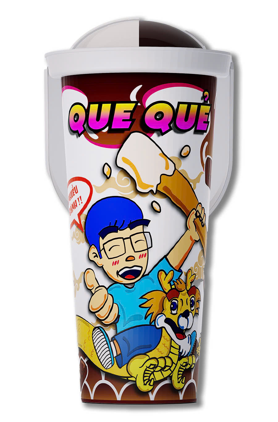 Bánh Ly Que Quẻ COMBO 4 Ly - Vị Choco/Vani